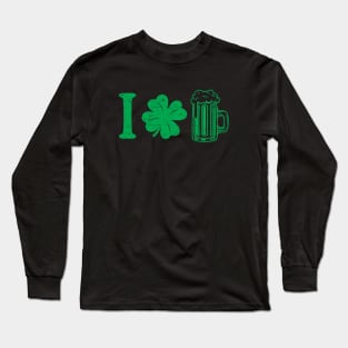 I Clover Beer Long Sleeve T-Shirt